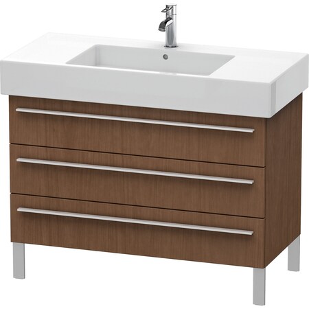 X-Large Vanity Unit American Walnu 588X1000X470mm 3 Drawers For 0329